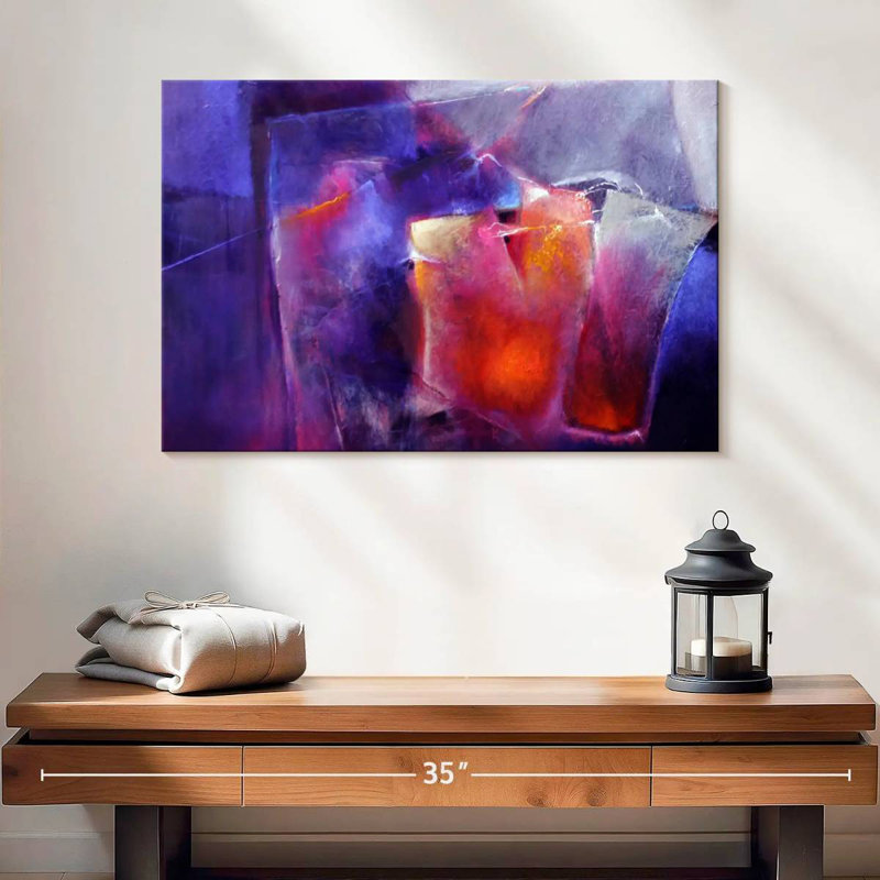 Avery Blue And Orange, 16" H x 24" W