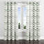Rideaux en velours Modern - ligne abstraite ondulée sauge beige avec œillets - 1 panneau-702137904-702137908