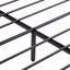 Grand lit plateforme en métal avec tête en bois, point de charge, 2 tiroirs de rangement, lumières à DEL, aucun sommier requis, limite de poids de 600 lb, cadre de construction facile à assembler-2019622524-2019622526