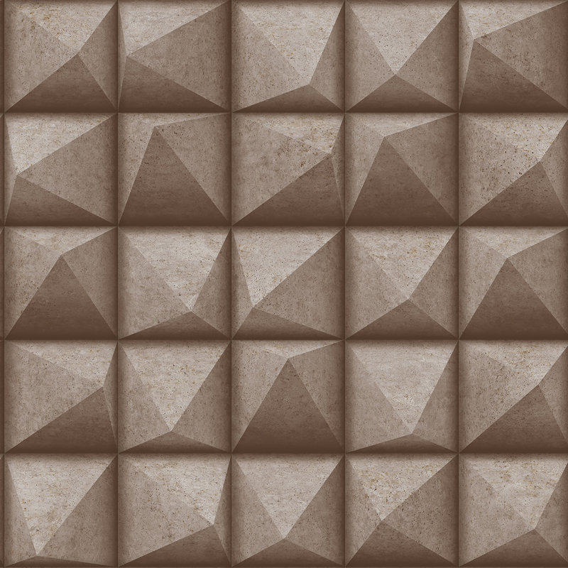 Rouleau de papier peint embossé L 33 pi x l 20,9 po , Brun