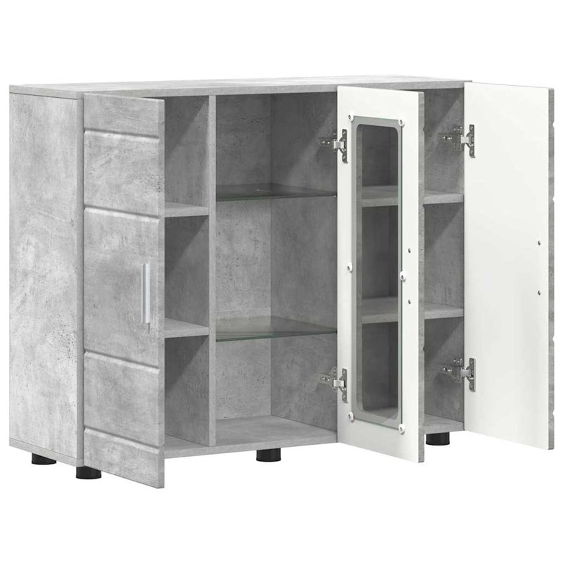 88.5cm Sideboard, Concrete Grey