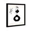 «Black and White Flower in a Vase» par Joss & Main - reproduction de cadre photo-68916422-68916430