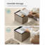 Storage Ottoman, Foldable Small Ottoman Foot Rest, 31 X 41 Cm Foot Stool, Ottoman With Storage, Load Up To 130 Kg, For Living Room, Bedroom, Dorm-112901702