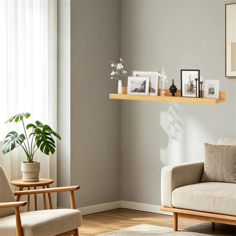 2 Piece Wood, Light Brown