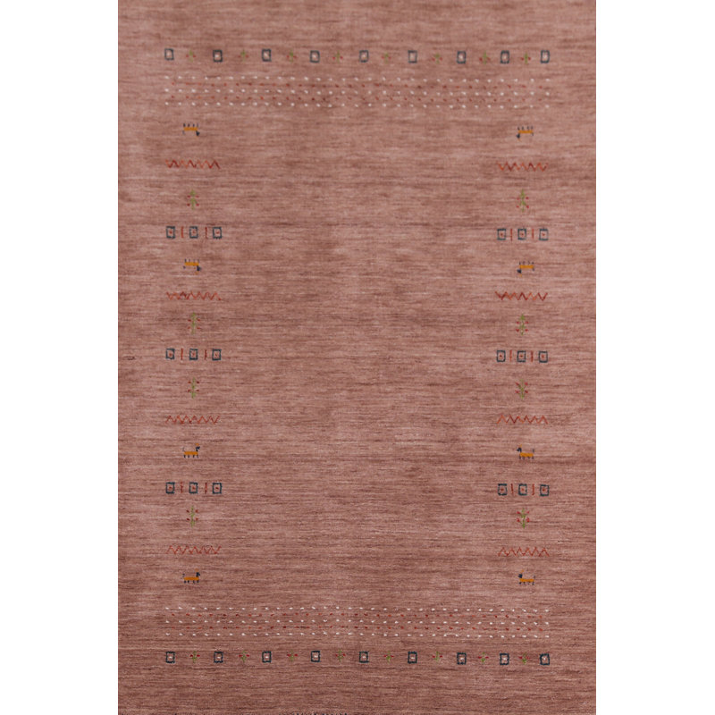 Tapis tribal en laine de style Gabbeh 5 x 8