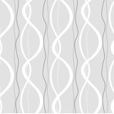 Ribbons And Chains Abstract Vinyl Wallpaper Roll by Jamie Graney