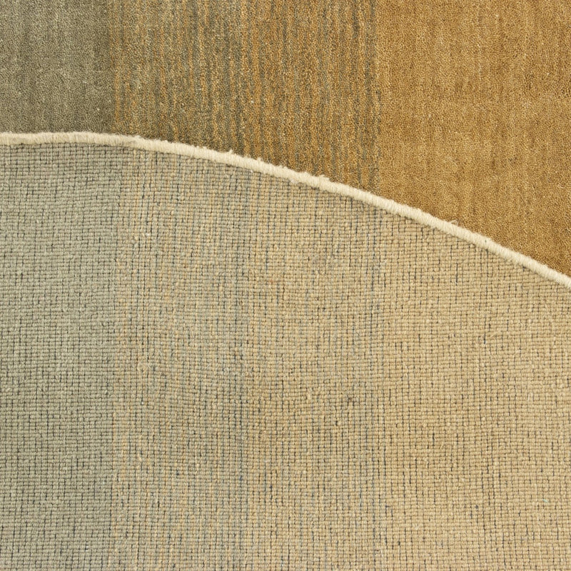 Golden Hour Hand-loomed Wool Rug, Round 6'
