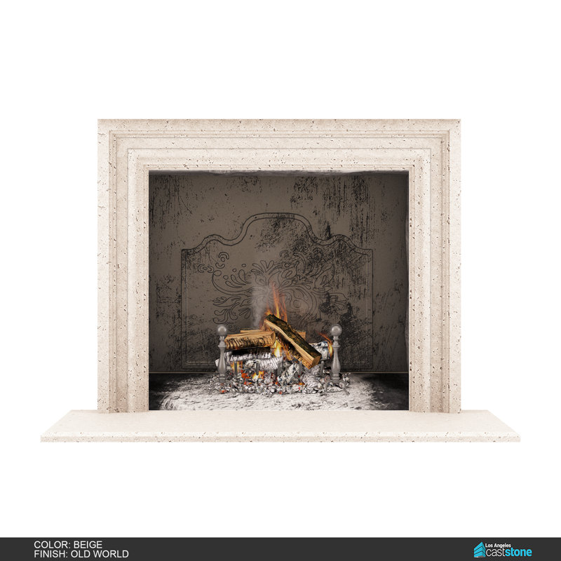 Monterey Fireplace Surround, Old World Beige