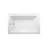 Kingston Brass Aqua Eden 60-Inch Acrylic Rectangular 3-Wall Alcove Tub, Right Hand Drain-108331574-110327990