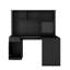 Bureau d'ordinateur en L avec huche et armoire 59,44 "Binta-74719002-111197387