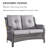 7 - Person Outdoor Seating Group with Fire Pit with Cushions-694078124
