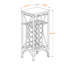 Support à vin traditionnel en métal Mikasi H 40,34 po x l 16,01 po x P 12,39 po