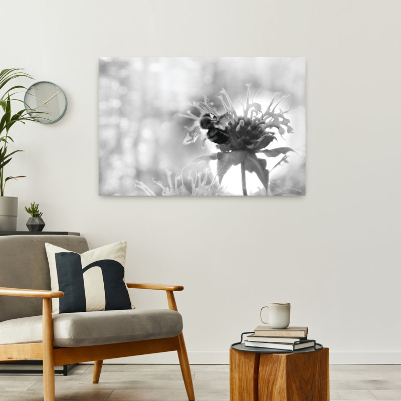 Fleurs sauvages II, art contemporain, H 36 po x l 24 po
