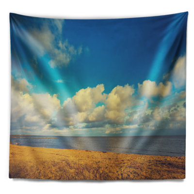 Tapisserie de mer brun marine en paysage