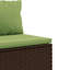 Ensemble de patio 5 pièces avec coussins en rotin Latitude Run®-102444044-102444048