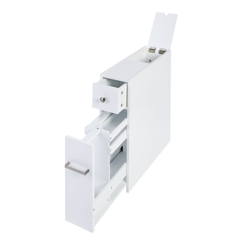 Armoire de salle de bain Lall, Blanc