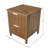 Aerica 2-Drawer Reclaimed Pine Nightstand, Brown