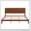 Lit plateforme en bois de bambou de style Mid-Century avec support en lattes de bois-1240547084