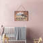 «Adventure Awaits», panneau mural en bois 10 x 7 pouces, décor de chalet gris ou blanc