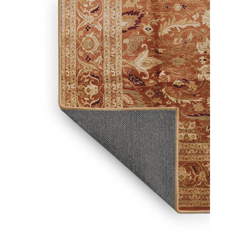Tapis oriental rouge Kamar, Rectangle 4 pi x 6 pi