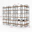 Bibliothèque modulaire industrielle avec extension d'angle