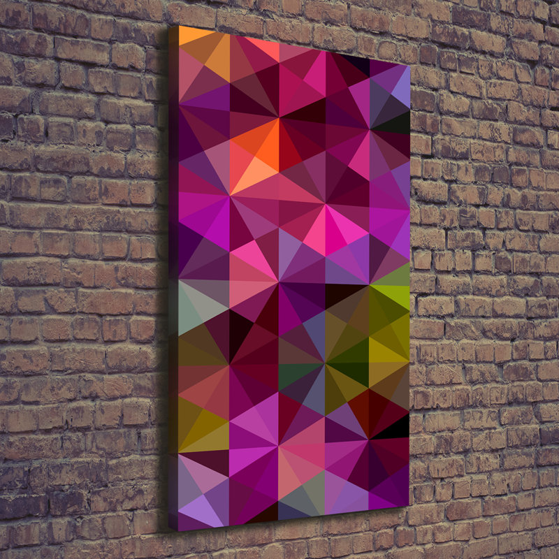 Waves Abstraction - Wrapped Canvas Print, 140cm H x 70cm W