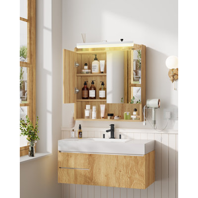 W H Medicine Cabinet Mirror