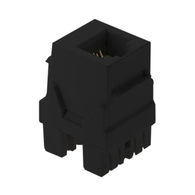 On-q Rj25 Keystone Insert, Black