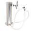 Tour de bière en acier inoxydable à robinet simple avec colonne de 3 pouces