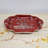 Porcelain Tray Crimson Courtyard