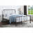 Dark Bronze Full Size Metal Platform Bed, No Box Spring Required, Timeless Design For Bedroom Use-69855515-69855514