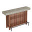 Ensemble de bar pour la maison 62,99 "rouge brun et gris en ciment
