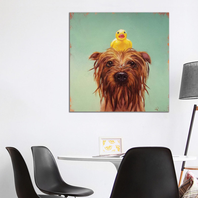 Bath Time by Lucia Heffernan - Wrapped Canvas Painting, 93.98 cm H x 93.98 cm W x 1.91 cm D