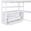 Lit mezzanine avec bureau et tablettes-390512914-390512915