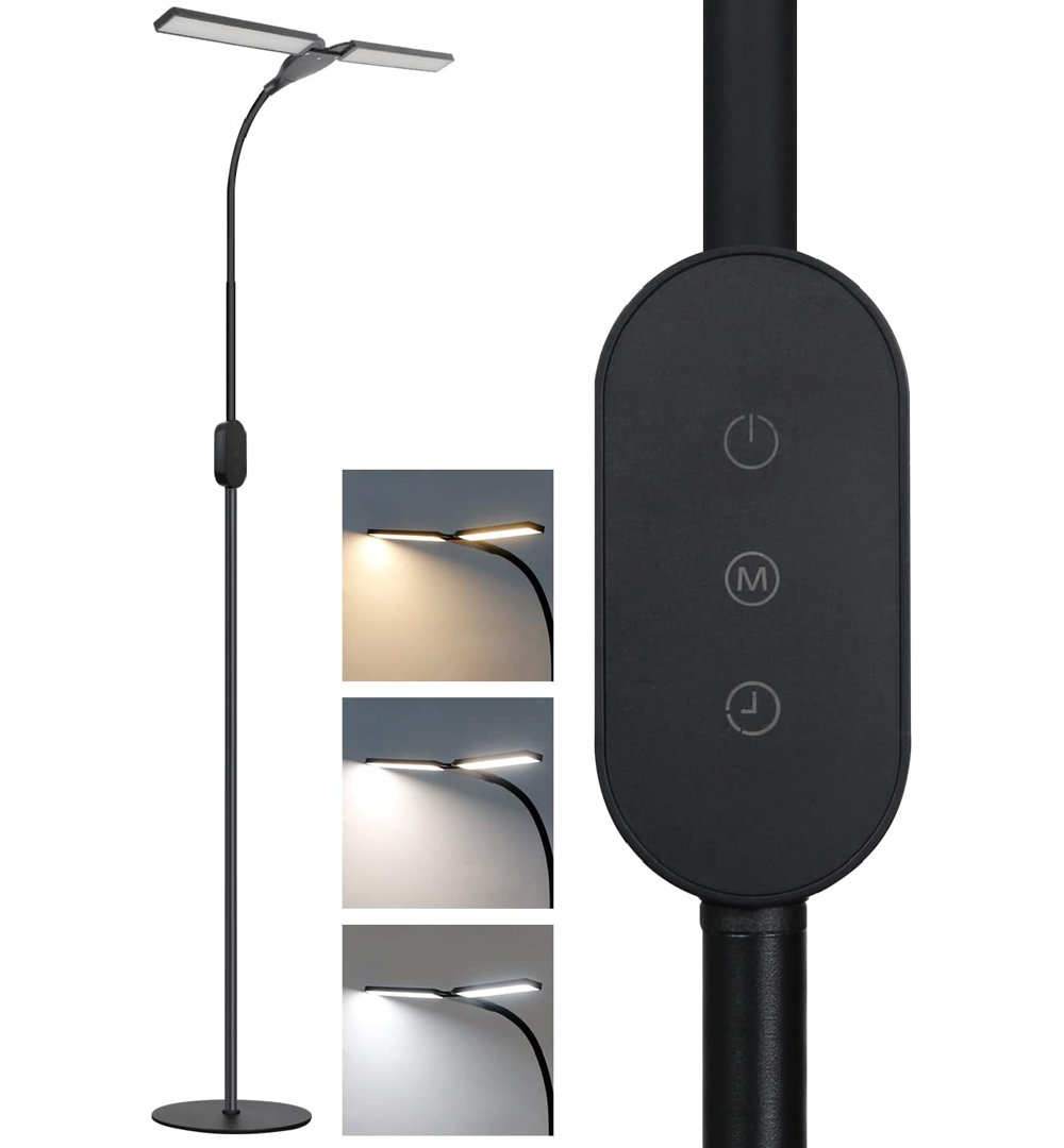 LED Stehlampe Dimmbar - 158CM einstellbar Touch mit Timer und Memory Funktion