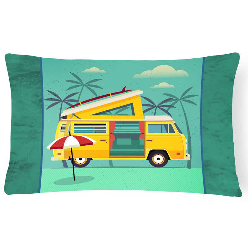 Greatest Adventure Camper Van Lumbar Pillow