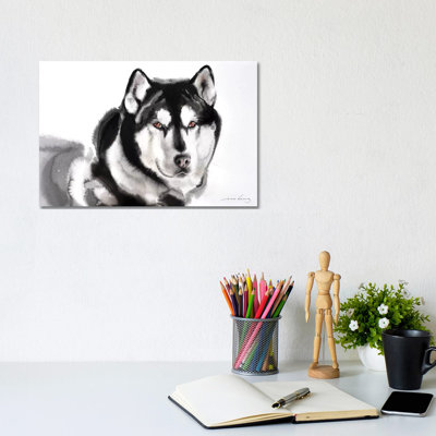 Husky 1 Piece Wrapped Canvas Painting