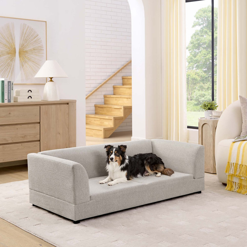 Canapé confortable surdimensionné pour animaux, Beige