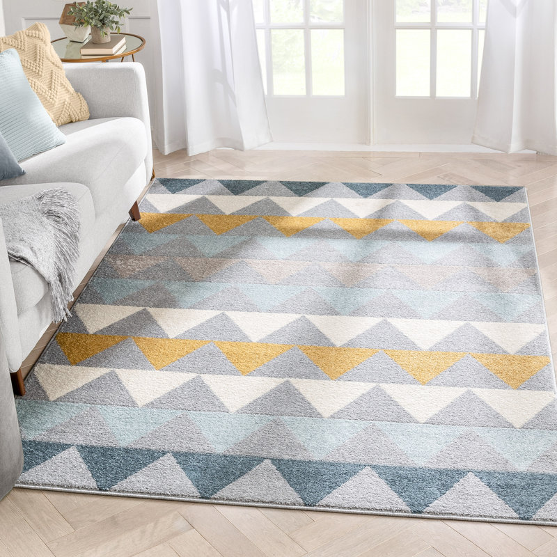 Mystic Geometric Area Rug, Rectangle 160 x 220cm