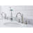 Copeland Stone Oval Console Bathroom Vanity with Faucet and Overflow-1568794013