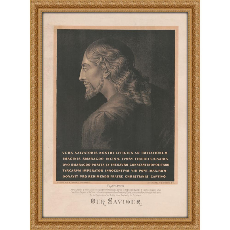 Our saviour (1880), 28" H x 33" W