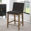 Klemens Upholstered Extra Tall Stool with Solid Wood Frame