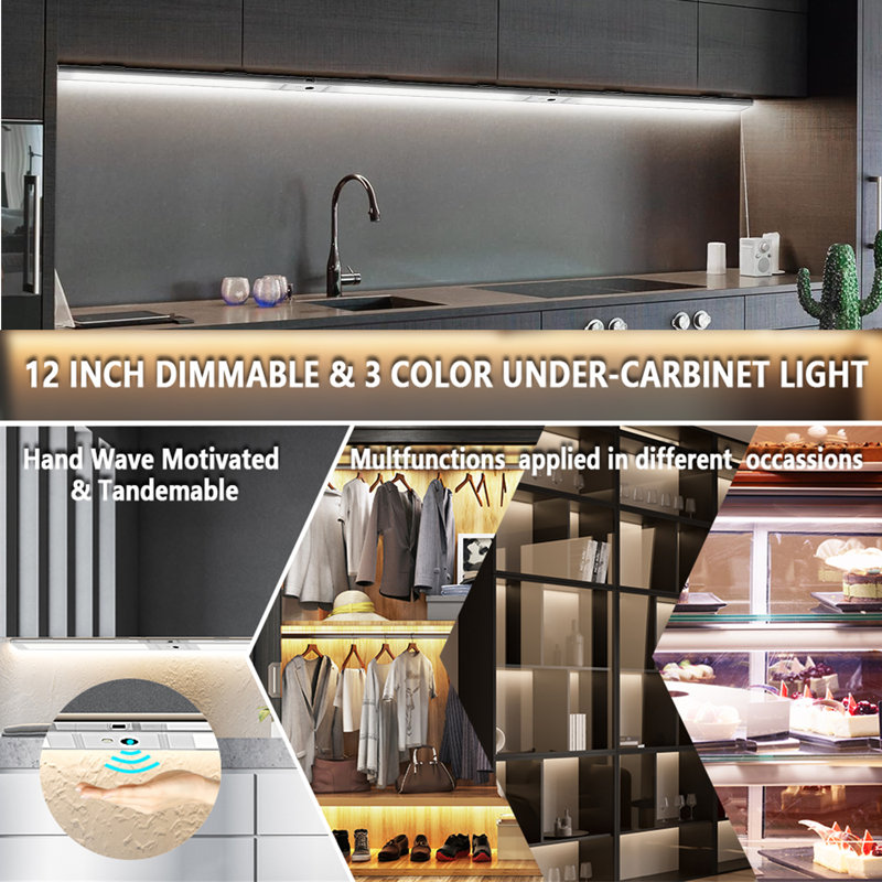 Indoor 3 - Bulb 12'' Plug-in LED String Light