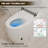 PineLn Heated Smart Toilet Seat With Soft-Close Cover, Night Light, Foot Sensor Flush, Power Outage Flush