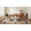 Tapis contemporain multicolore en laine noué à la main à motifs subtils à rayures géométriques-1457432692