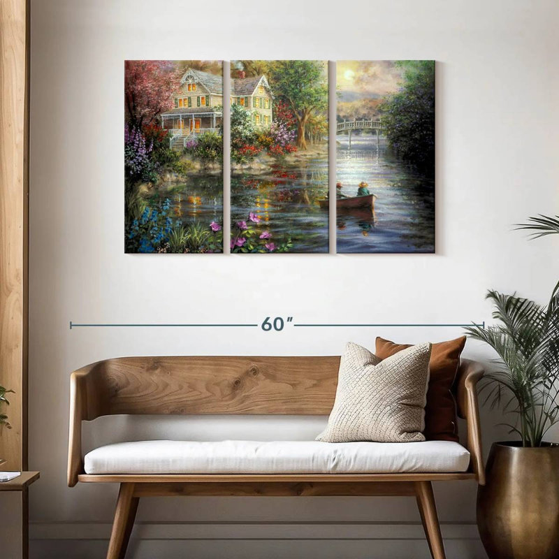 Lilie The Evening Reflections, 28" H x 45" W