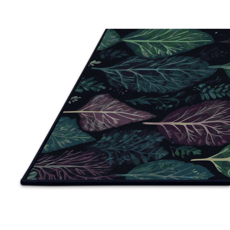 Moonlit Sprigs Rug, Square 7'