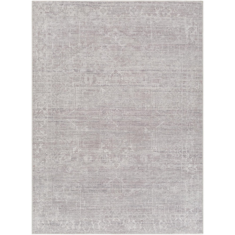 Galey Alix x Livabliss Collins Avenue VIII Indoor Machine Woven Area Rug, Rectangle 9'11" x 14', Gray