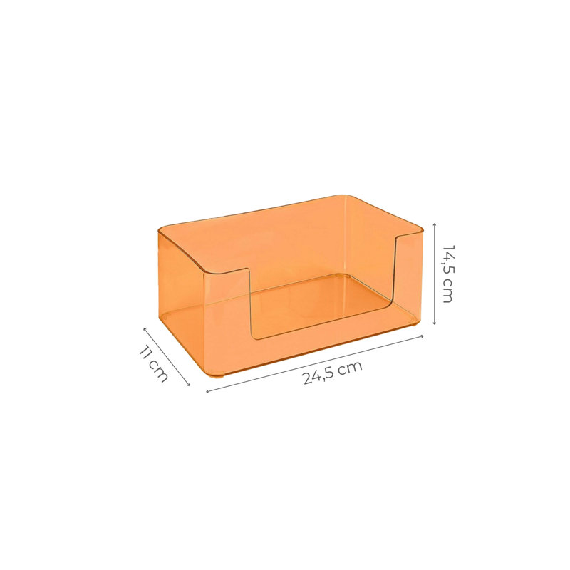 Organisateur de maquillage en plastique Westling, Bronze