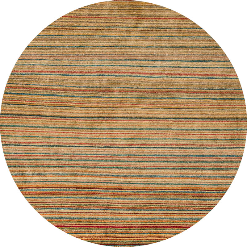 Abstract Indoor Rug, Round 7'